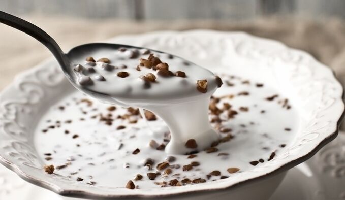 Alforfón empapado en kéfir